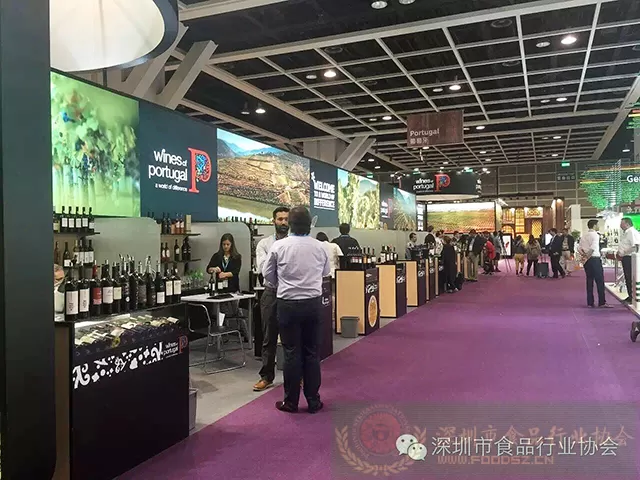 11月6日协会组织企业参加香港国际美酒展