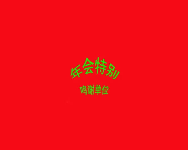 年会鸣谢单位
